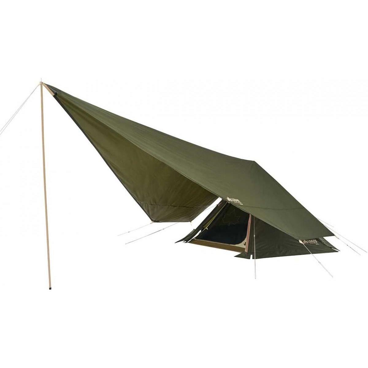 ロゴス LOGOS ツーリングTepee タープセット 2023LIMITED 71208013 グリーン ソロ テント+タープ+マット+シート バイク 34,437円