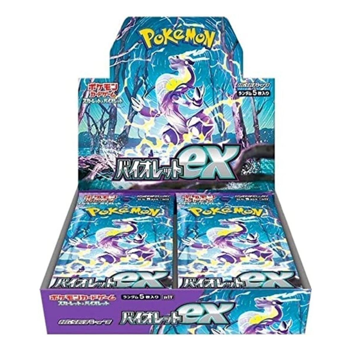 メガ割 バイオレットex ポケモンカードゲーム ソード＆シールド 拡張パック シュリンク付き ポケカ BOX