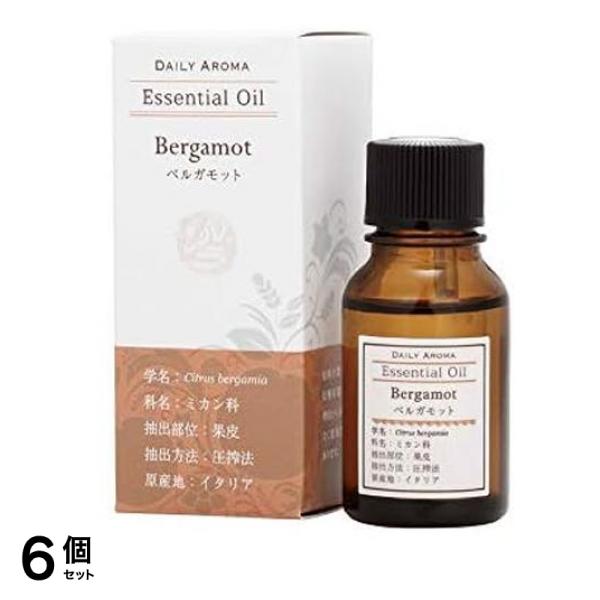 デイリーアロマ エッセンシャルオイル ベルガモット 10mL 6個セット