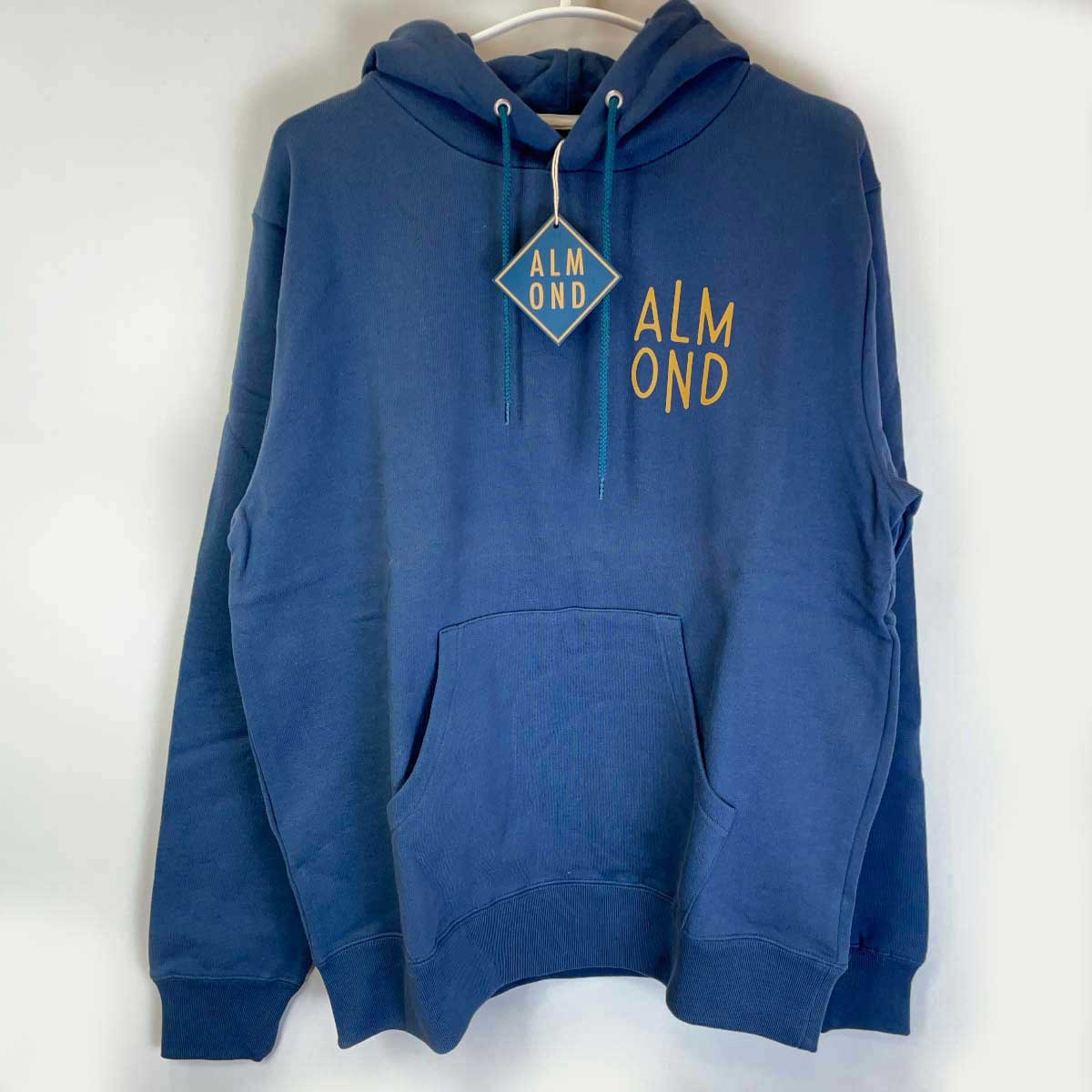 【中古・未使用品】Almond Surfboards & Design フーディ スウェットパーカー L ネイビー HD2004W メンズ アーモンドサーフボード