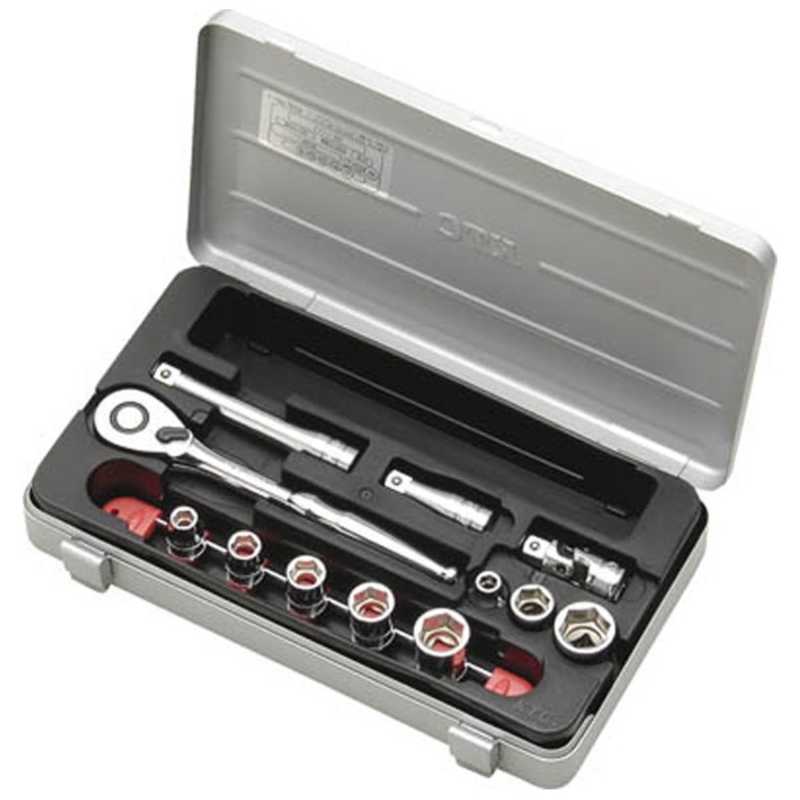 京都機械工具　9.5sq.ソケットレンチセット[26点]　TB3X20