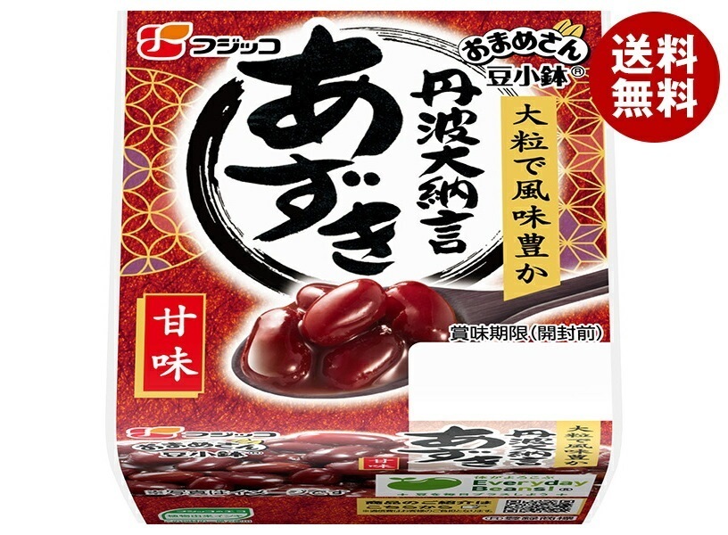 フジッコ おまめさん 豆小鉢 丹波大納言あずき (65g×2パック)×12袋入×(2ケース)