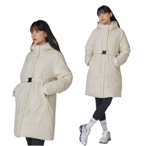 24AW 女性 軽量 ロングダウン ジャケット 保温性に優れた全体ダウン充填材 冬のパッド 32YE4823 2C