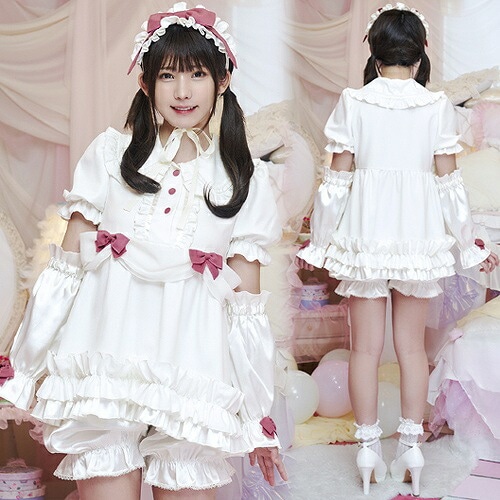 メタモルチェ えなこコラボ ホイップロリータ　　[バレンタイン コスプレ ホイップクリーム 衣装 レディース コスチューム]【A-2160_908449】