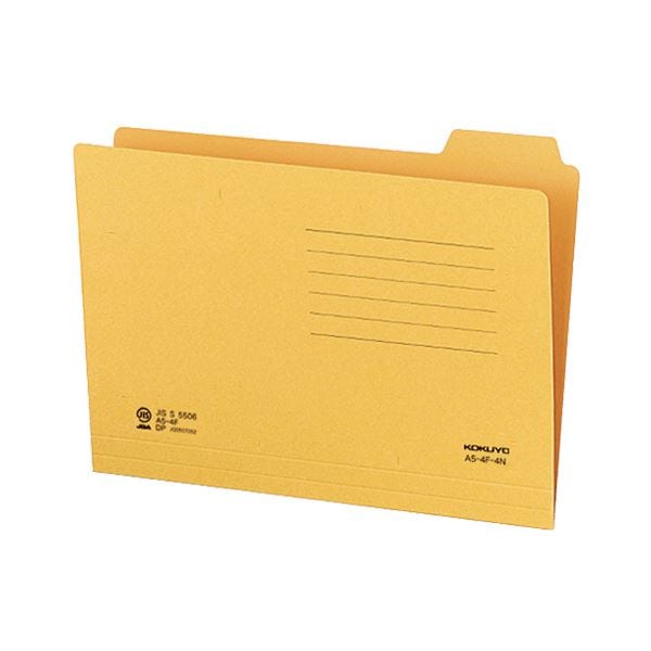 （まとめ） コクヨ 1／4カットフォルダー A5第4見出し A5-4F-4N 1セット（20冊） (×10セット)
