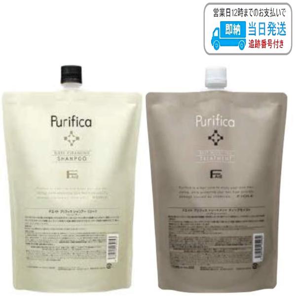 【セット品】フィヨーレ Fエイド プリフィカ シャンプー スリーク ＆ トリートメント ディープモイスト 800ml LSC