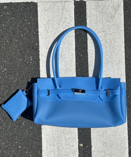 【DEINET】 JELLY TWO-WAY BAG IN BLUE ショルダーバッグ 正規品