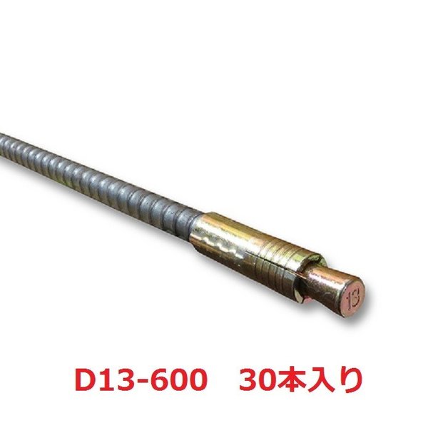 ワンタッチ差筋アンカー D13-600 30本入り 差し筋アンカー