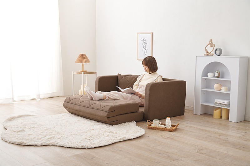 ソファーベッド 2人掛け かわいい ロータイプ コンパクト おしゃれ 二人掛け 幅110cm 完成品 2人用 ソファーベット ソファベッド ソファー キルティング