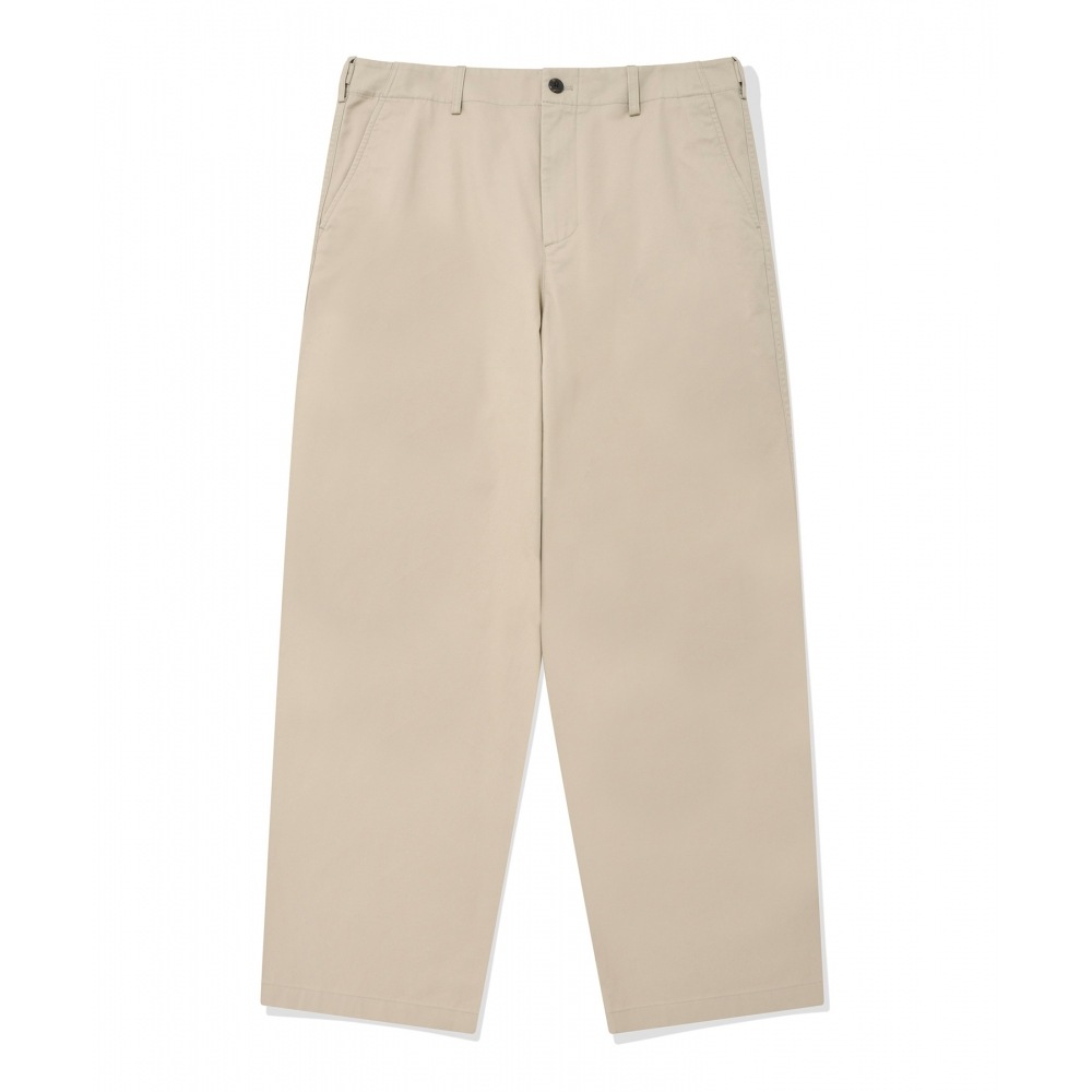 COVERNAT ワイドチノパンツベージュ