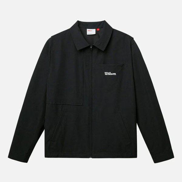 JQS W241001GJK23-BLK 男性コンフォートフィールドジャケット