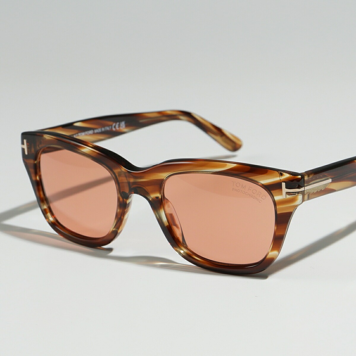 TOM FORD トムフォード サングラス Snowdon TF237 FT237 メンズ ウェリントン型 フルリム ロゴ Tロゴ アジアンフィット カラーレンズ アイウェア 53E 26,692円