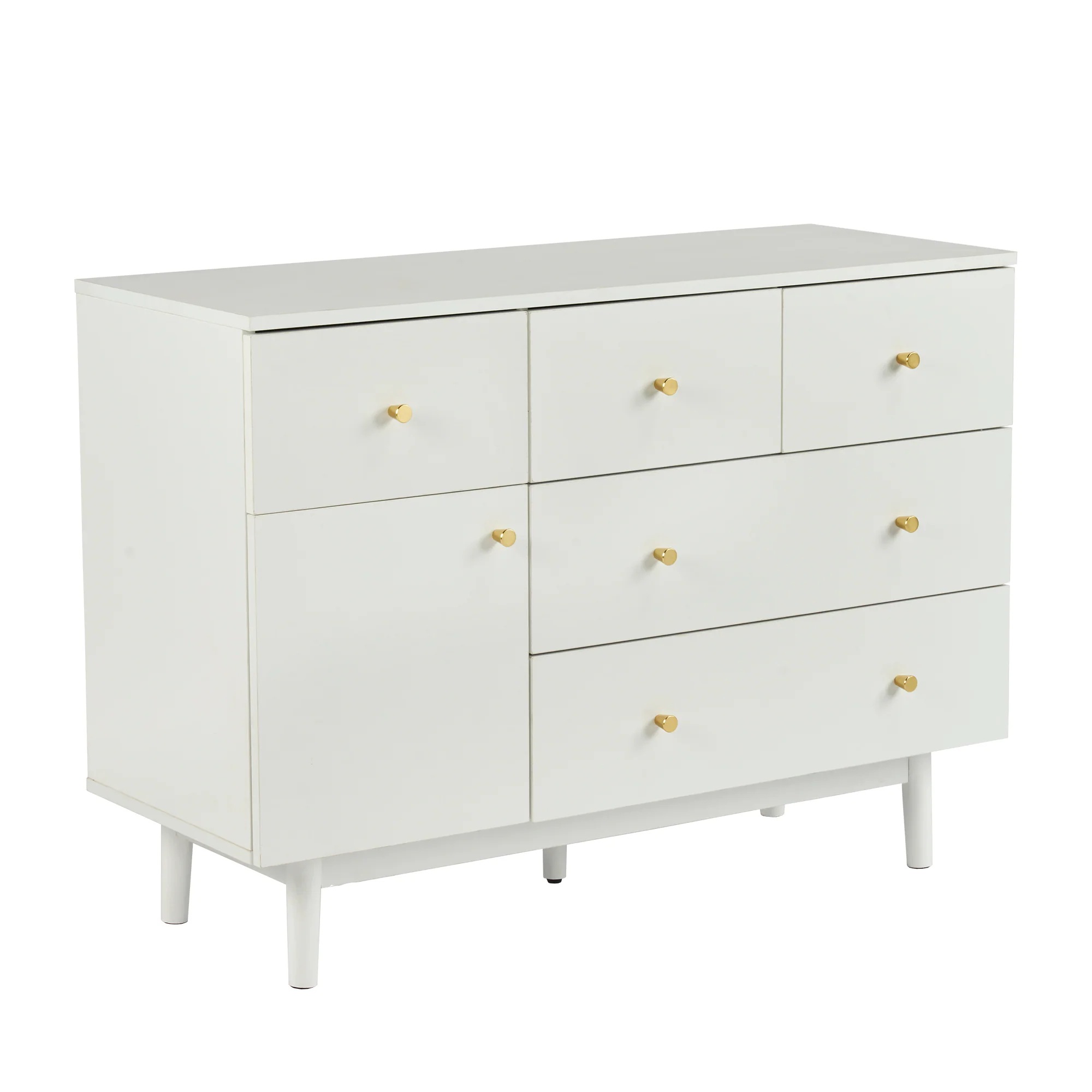 394キャビネット サイドボード 引き出し5杯 チェスト 収納棚 リビング収納 幅100cm サイドボード リビングボード 洋服 タンス 収納 おしゃれ 収納棚 北欧 木目調 おしゃれ 分類収納