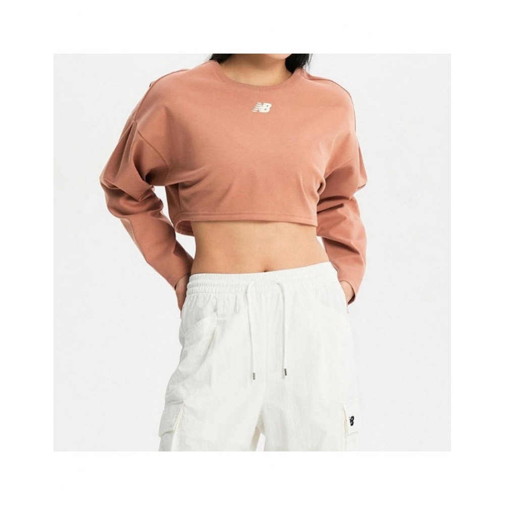 ニューバランス W クロップ セミオーバー マンツーマン NBNCE2W302-85