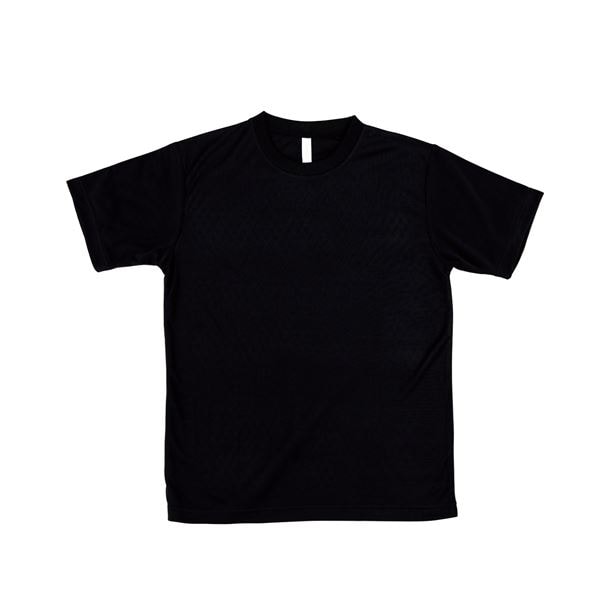 （まとめ）ATドライTシャツ M ブラック 150gポリ100%(×10セット)