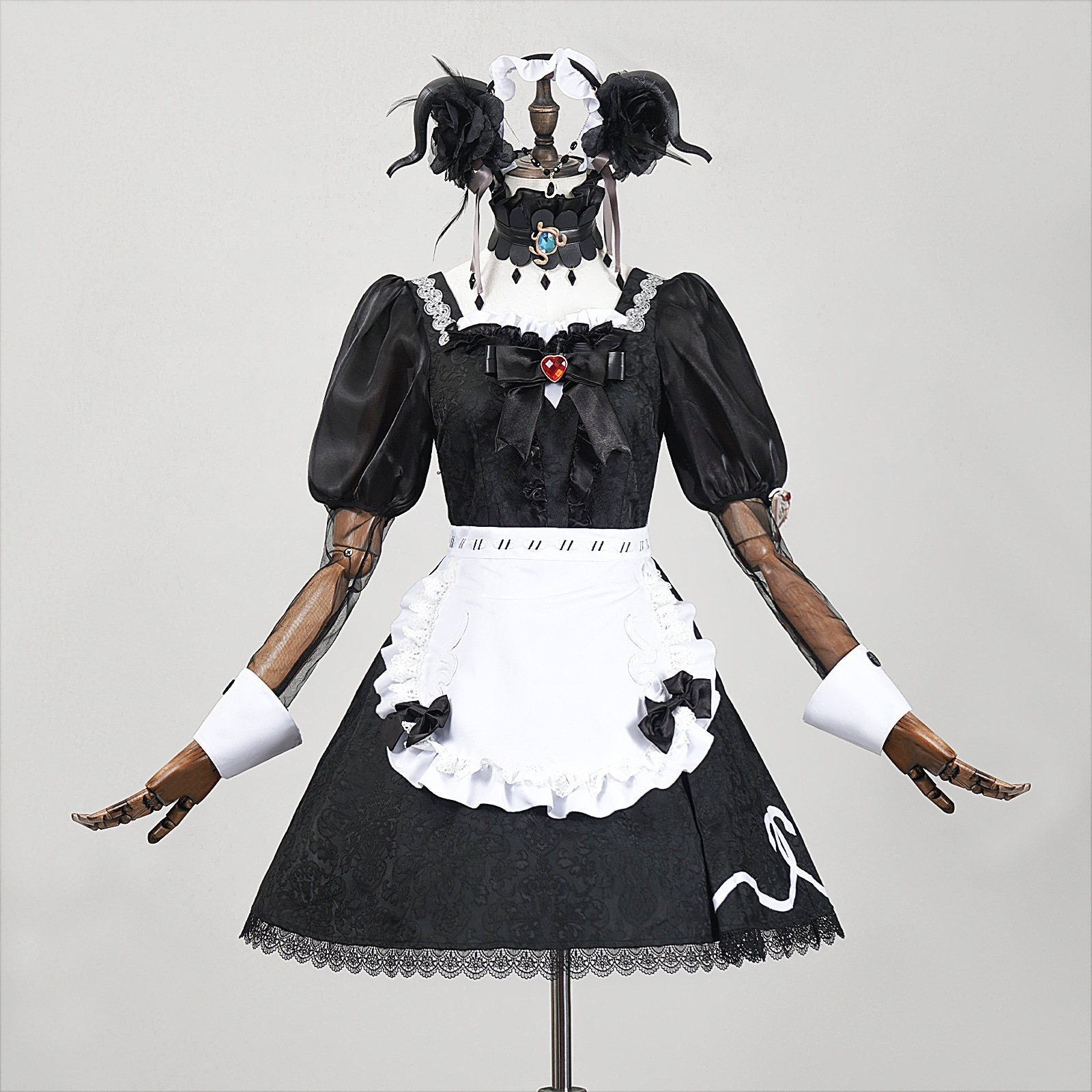 第五人格 コスプレ衣装 真実の司祭 緋髪 魔女 ゲームキャラクター パフォーマンス衣装 C服