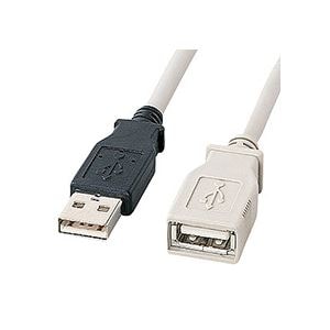 (まとめ)サンワサプライ USB延長ケーブルKU-EN5K 1本(×3セット)