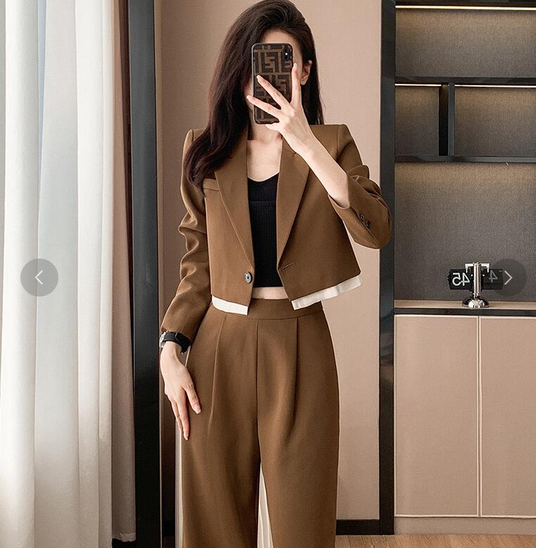 レディーススーツ セットアップ 春秋 長袖 パンツスーツ おしゃれ スーツセット 上品 レディース 事務服 無地 フォマール カジュアルスーツ 通勤 OL オフィス謝恩会 二次会 卒業式 入学式 ジャ