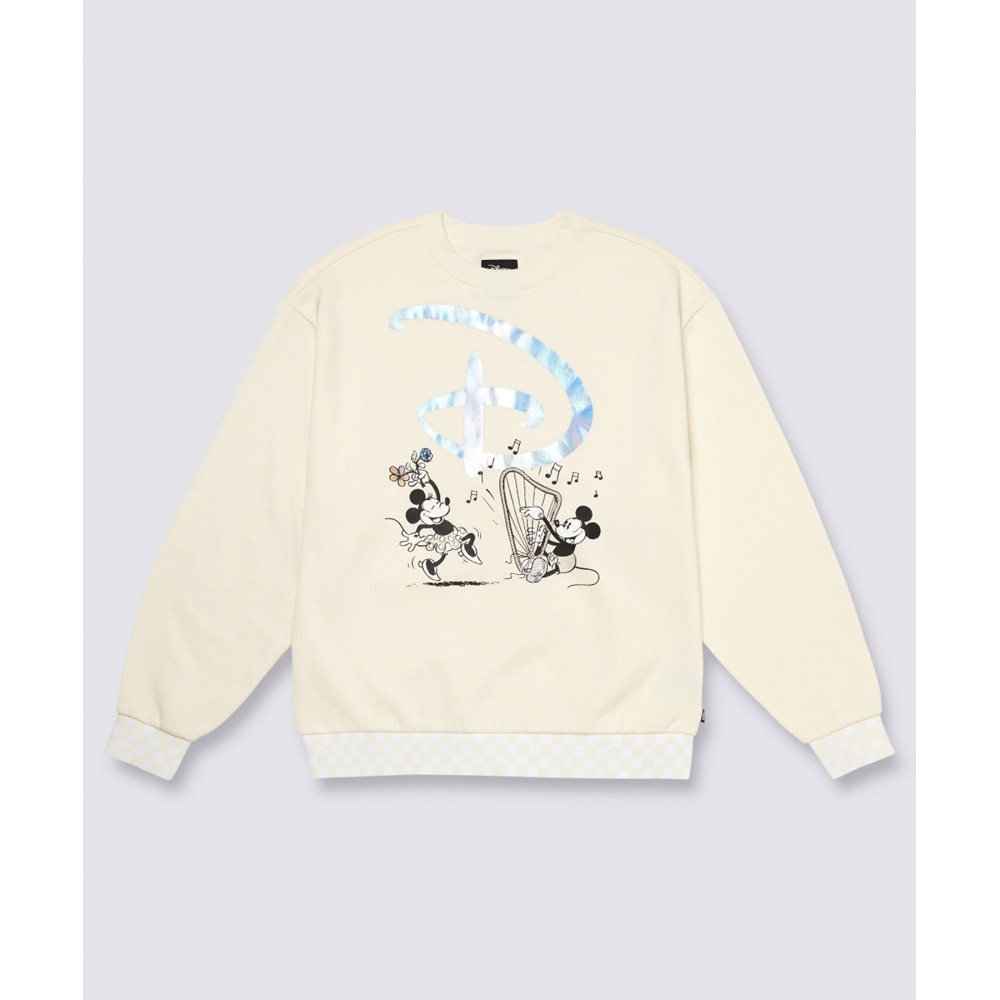 VANS VANS X ディズニースワンソングロングスリーブ T シャツ-アンティークホワイト /VN000FZE3KS1