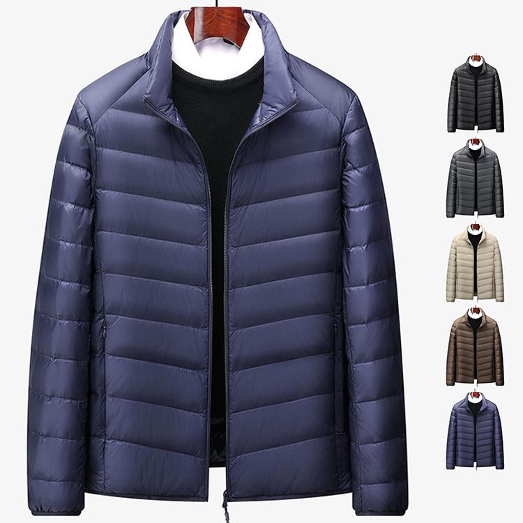 [惠子商店]新品入荷ダウンジャケット メンズ ライトダウン キルティング 軽量 防寒 薄手 あったか アウトドア アウター 秋物 秋冬 防寒着ダウンジャケット メンズ ライトダウン 4,443円