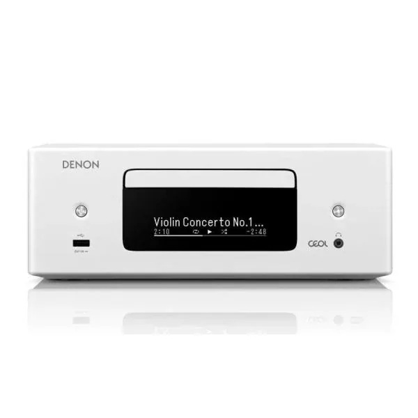 デノン ネットワークCDレシーバー オールインワン コンパクト Bluetooth RCD-N12-W ホワイト DENON