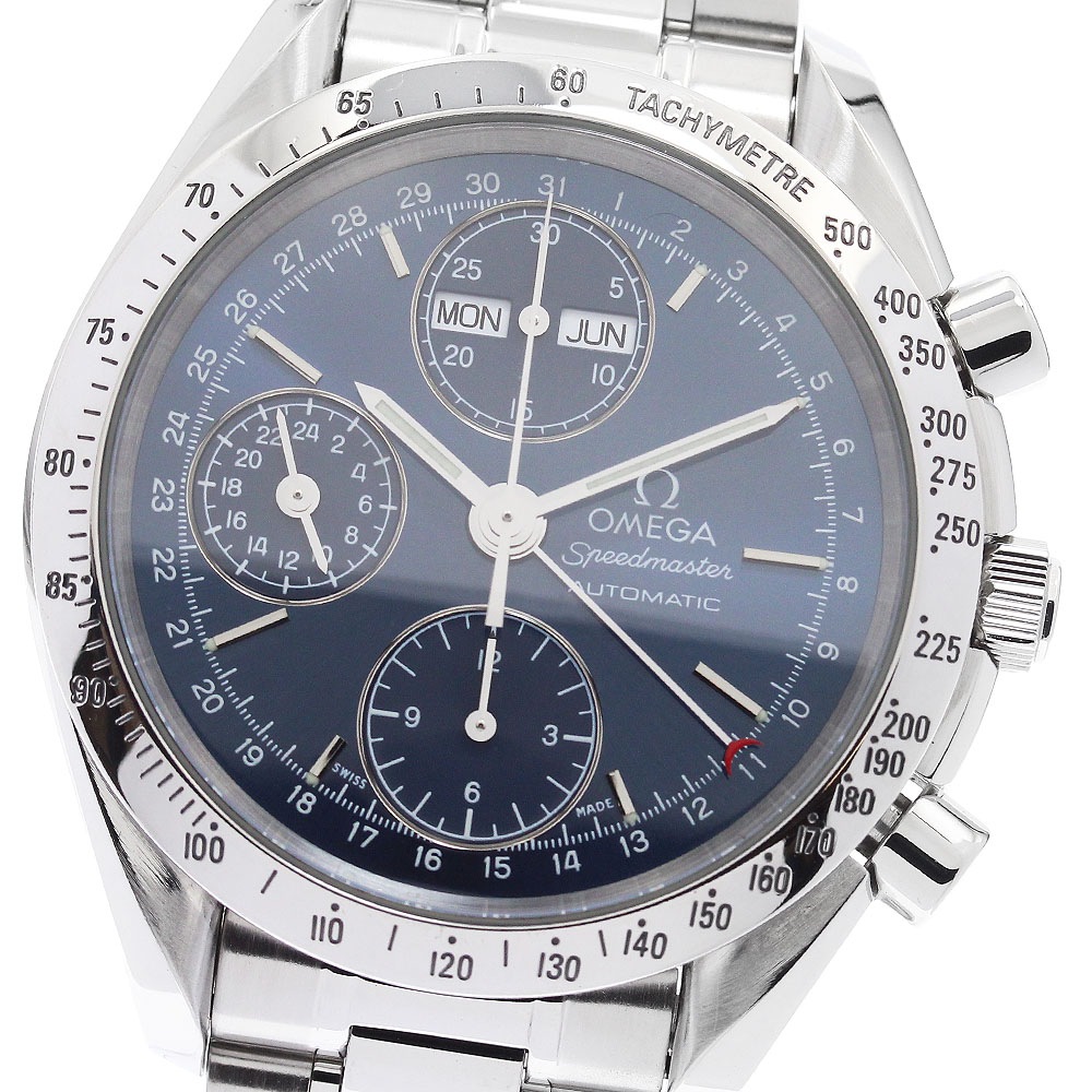 オメガ OMEGA 3521.80 スピードマスター トリプルカレンダー クロノグラフ 自動巻き メンズ 良品 保証書付き_898946【中古】