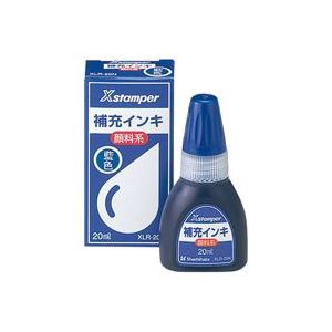 (業務用10セット) シヤチハタ Xスタンパー用補充インキ (顔料系/20mL) ボトルタイプ XLR-20N藍