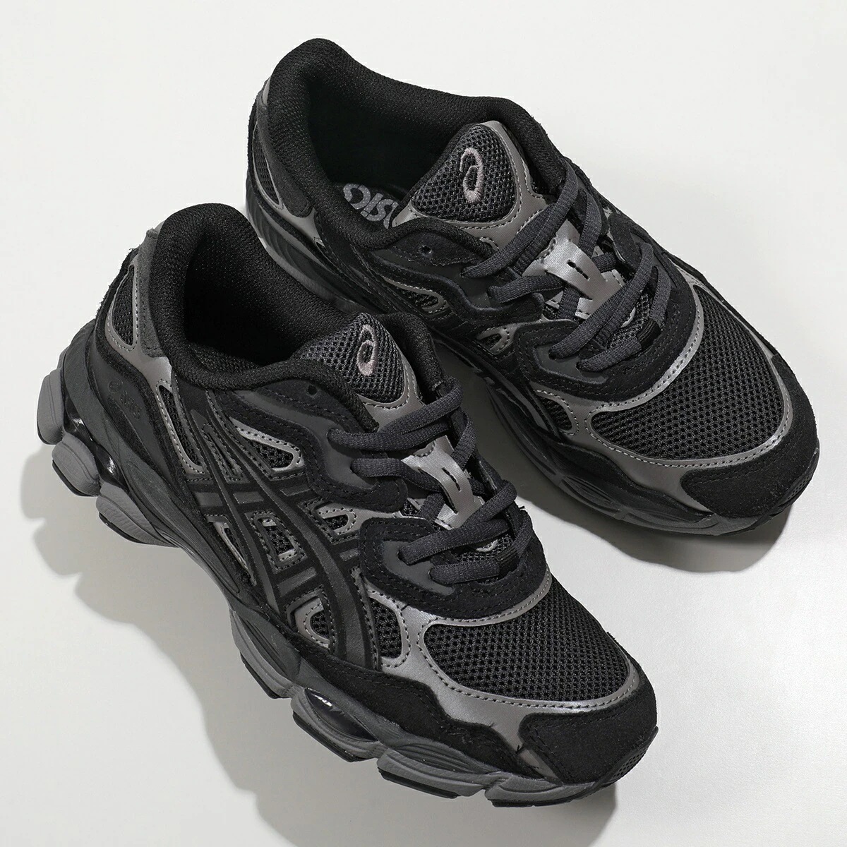 ASICS アシックス スニーカー GEL-NYC ゲル エヌワイシー 1201A789-020 レディース ローカット メッシュ レースアップ シューズ 靴 GRAPHITE-GREY/BLACK