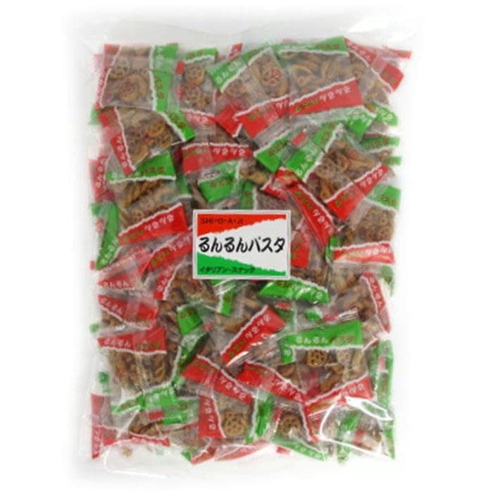 おつまみのチャーム屋 るんるんパスタ 塩味 500g パスタスナック 業務用メガサイズ