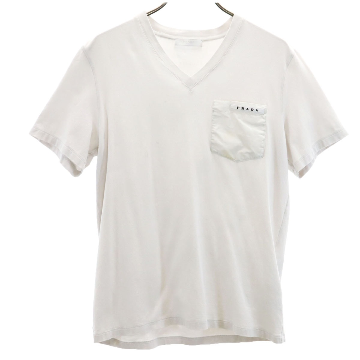 半袖 Vネック Tシャツ XS ホワイト ポケT メンズ 古着 5,341円