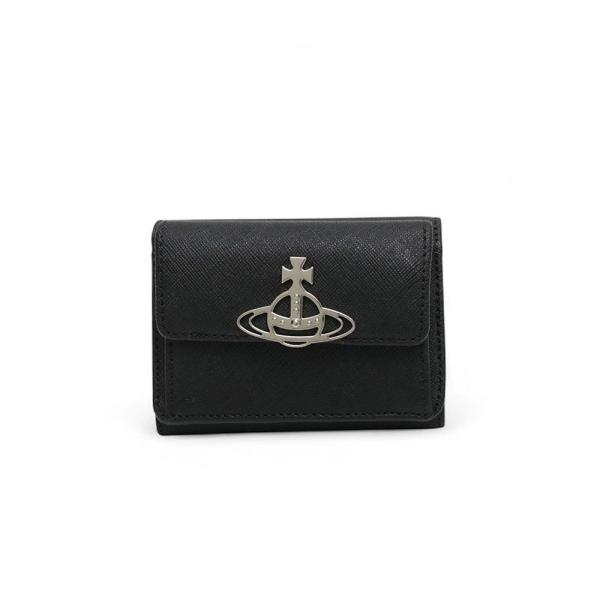 3つ折り財布 5115002UW-L001N-N401 レディース ブラック