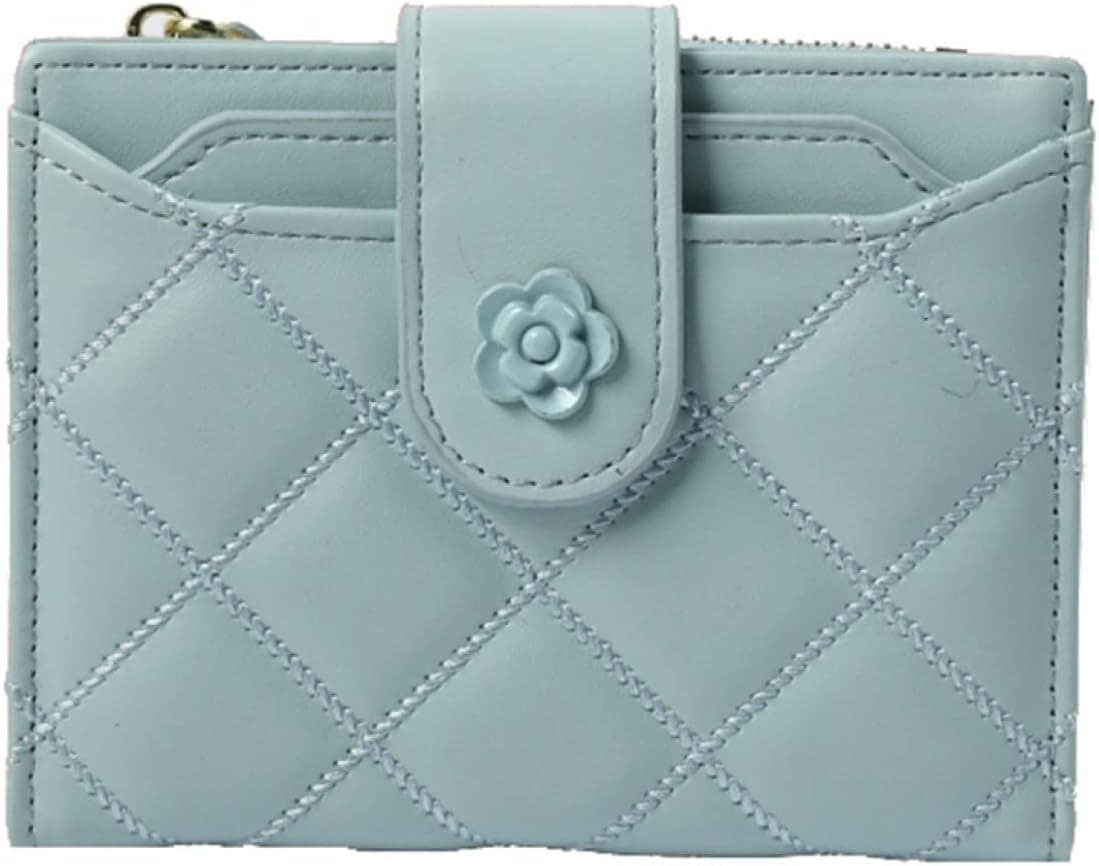 【20%OFFクーポン】ウォレット レディース 財布 小さめ 2つ折り 花柄 ボタン ファスナー 大容量 小銭入れ カード入れ 多機能 取り出しやすい スキミング防止 軽量 コインケース ファッション