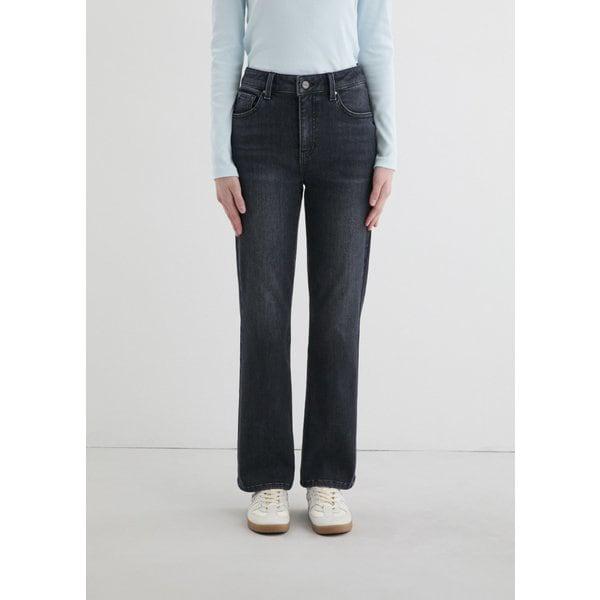 [GUESS] 女性用ウォッシングブラック起毛ストレート[YP4D3190]