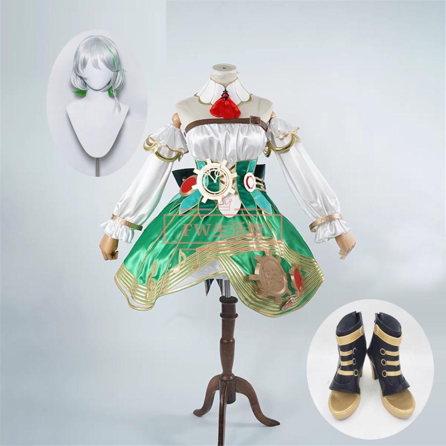 【新品開催 即納】hololive EN ホロライブ Vtuber Cecilia Immergreen セシリア・イマーグリーン 常服 コスプレ衣装 日常服 ハロウィン クリスマス 仮装 文化祭