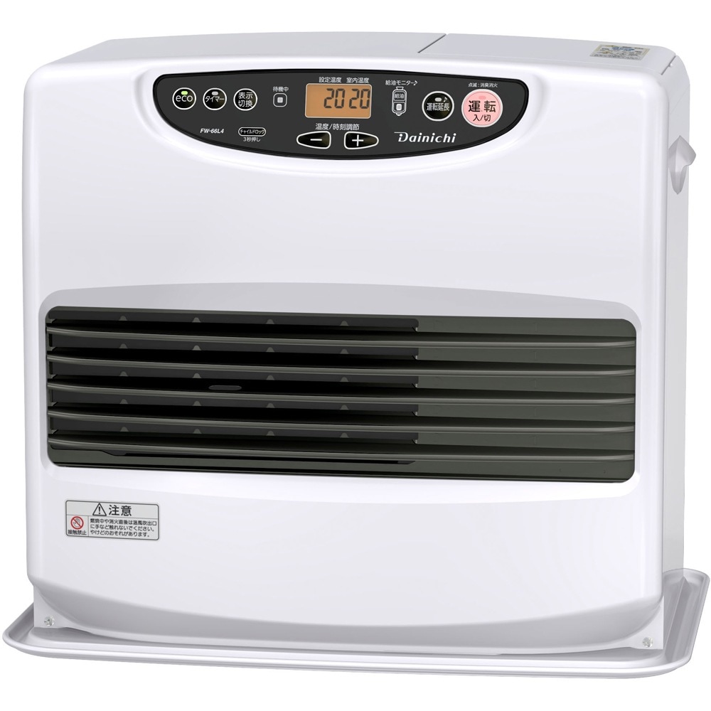 DAINICHI ダイニチ Lタイプ FW-66L4-W 石油ファンヒーター 木造17畳/コンクリート23畳 ムーンホワイト