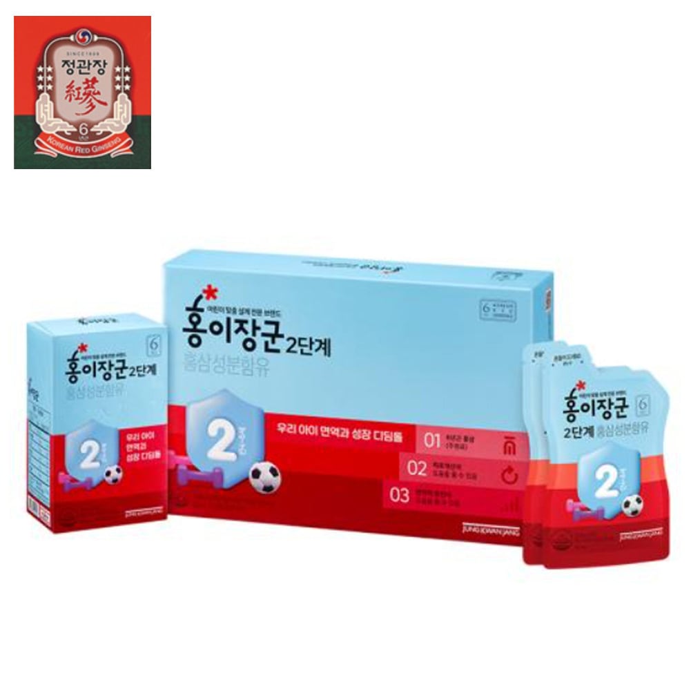 6年根紅參 ホンイジャングン LEVEL 2 (4-6歳の子供) キッズ 20ml X 30包