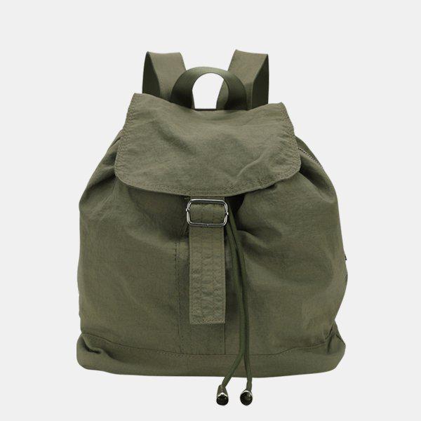 女性用バックパック タブレット収納 軽量 ストリングバッグ LANO002