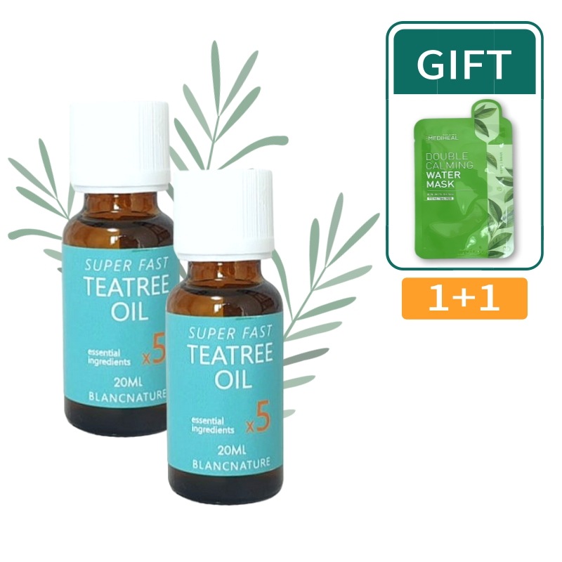 【1+1】【正規品】マジック ティーツリー オイル 大容量 20ML 2個 /にきび/知性/トラブル/フィジー/敏感肌/韓国化粧品