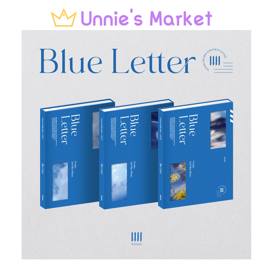 [SET] WONHO 2nd Mini Album [Blue Letter]