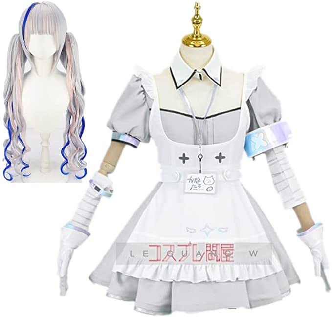 バーチャルYouTuber 天音かなた コスプレ衣装+ウィッグ（靴別売り）
