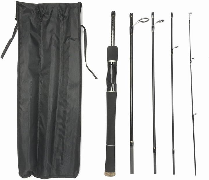 EVA 6ftスピニングパックロッド5ピース ML シーバス ルアーロッド バスロッド メバル ニジマス(EVA 6ftスピニングパックロッド5ピース, 1.8m)