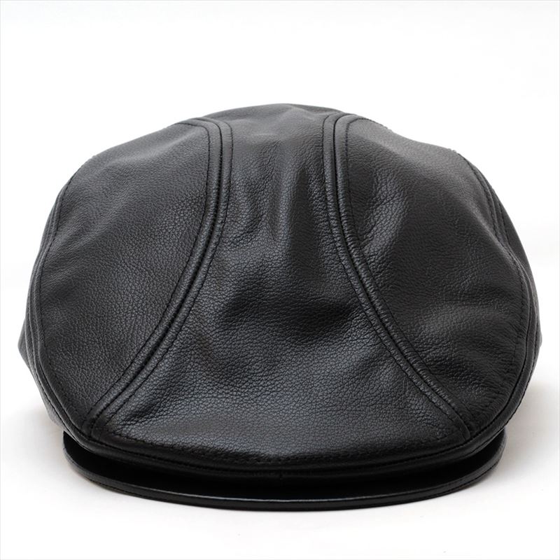 レザー ハンチング 帽子 メンズ ケービーエトス KB ETHOS 本革 ブラック XLサイズ 正規品 ASCOT-BLK-XL USA生産
