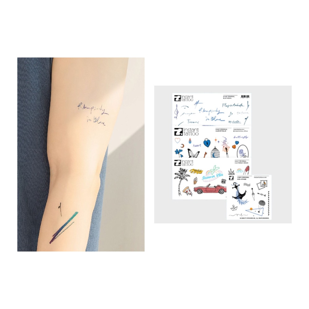 海外旅行おすすめタトゥー4点セット タトゥーシールステッカー タトゥーファッション タトゥーシール