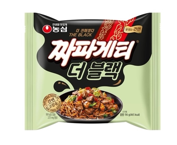 チャパゲティ ザブラック 116g x 32袋／ THE BLACK 韓国 食品 料理 食材 ラーメン 乾麺　非常食