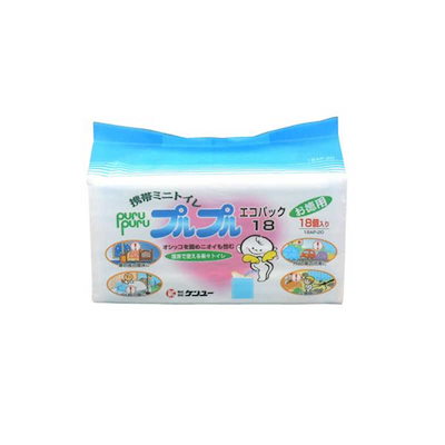 他サイト： 携帯ミニトイレ プルプル18個入 18AP-20の商品画像