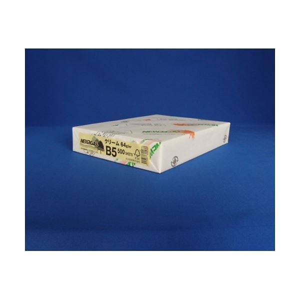 （業務用セット） 北越紀州 NEWファインカラー B5判 NEW ファインカラー B5 クリーム 500枚入 3セット