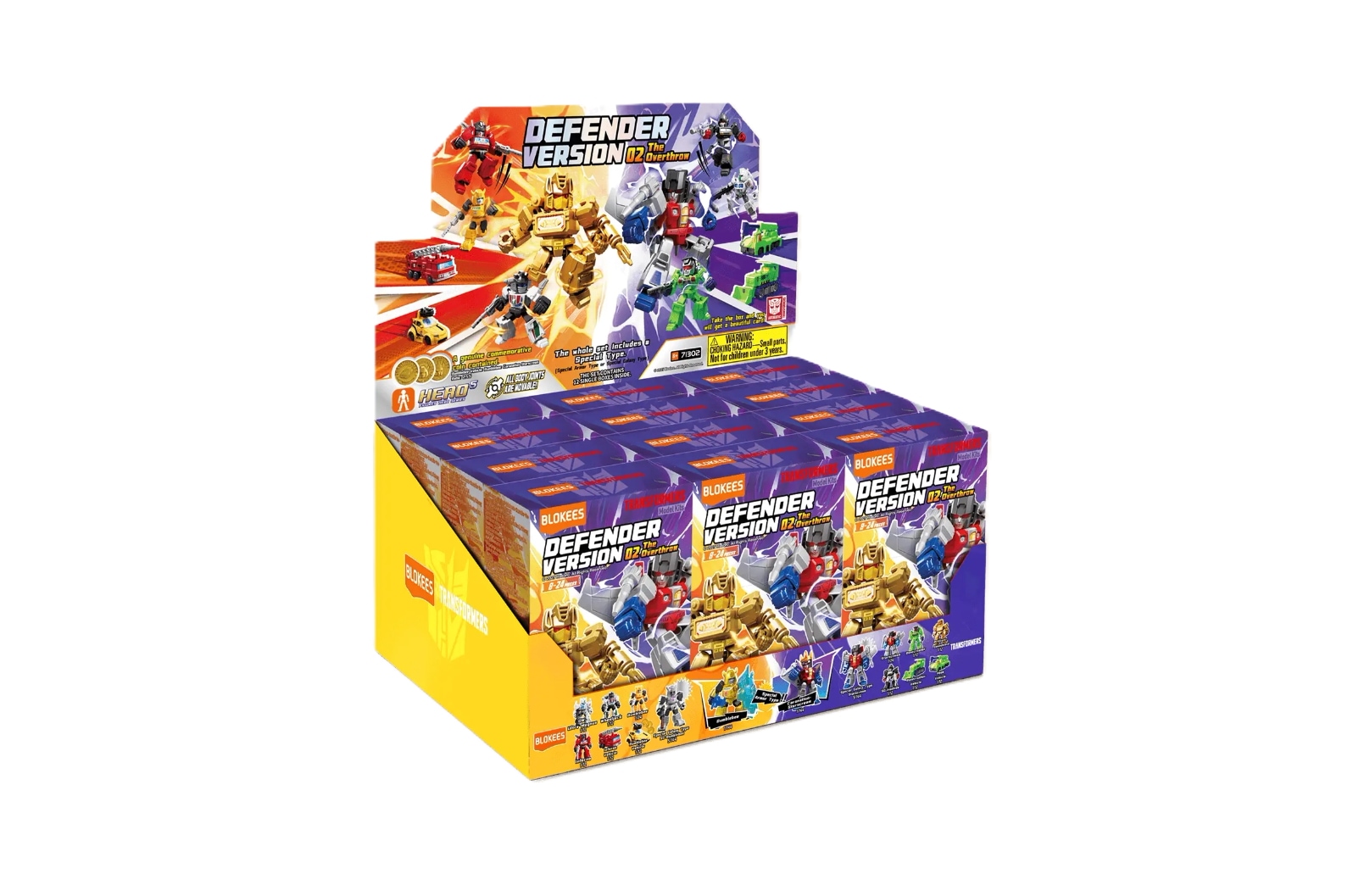Blokees トランスフォーマー·ディフェンダー·バージョン 02 (12個入り) Transformers Defender Version 02 The Overthrow