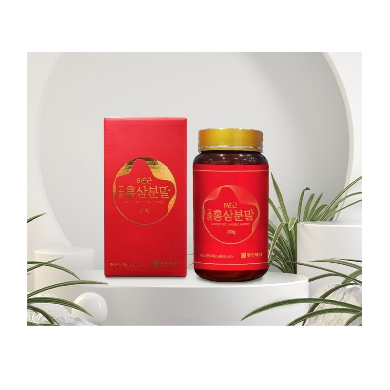 韓国 6年根 高麗紅参粉末 200g