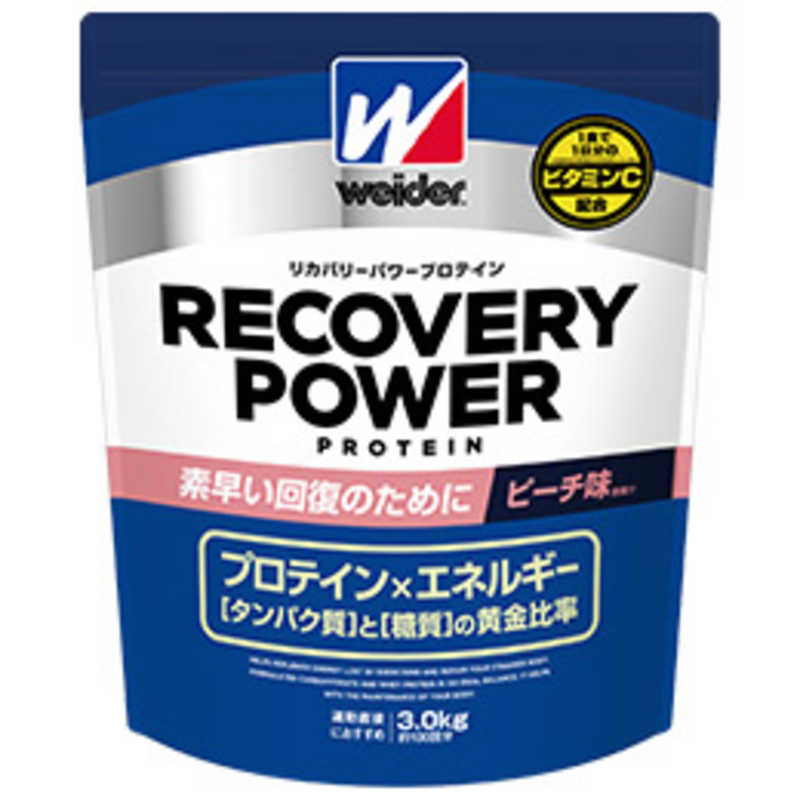 森永製菓　ウイダー リカバリーパワープロテイン【ピーチ風味/3.0kg】　28MM12303(ピｰ