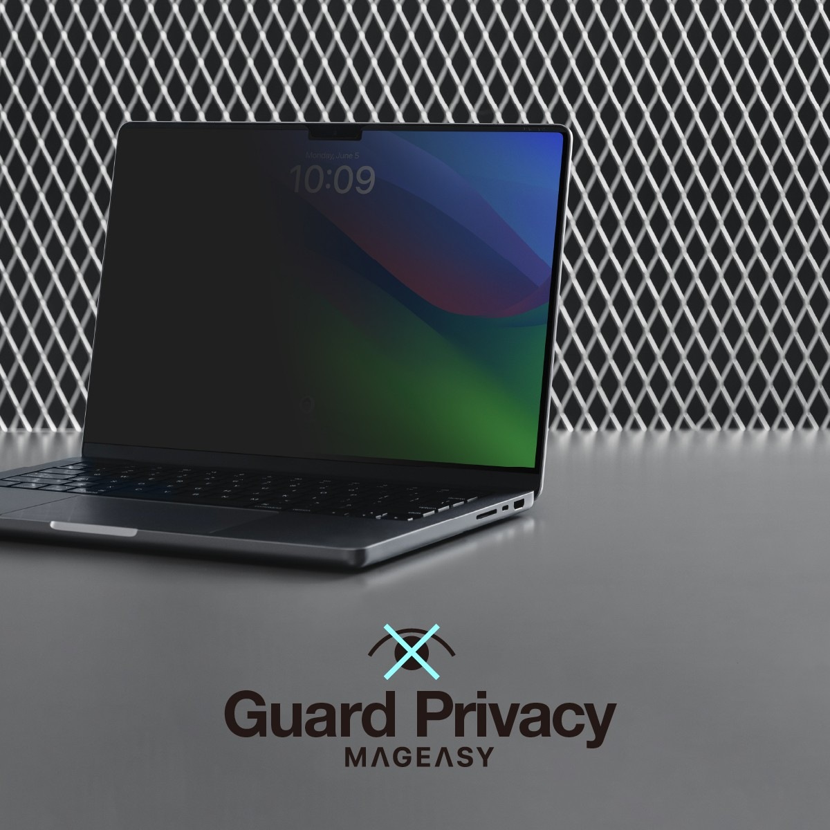 MacBook Pro 14インチ M4 M3 M2 M1 対応 保護フィルム 覗き見 防止 マグネット 着脱式 フィルム Guard Privacy
